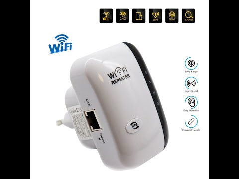 Wi-Fi усилитель/репитер/ретранслятор/повторитель сигнала 300 Мбит/с черный (GS-62784) Video #1
