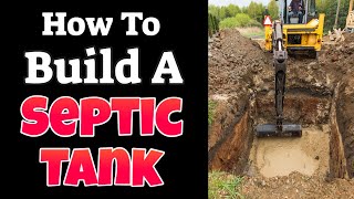 how to build a septic tank system