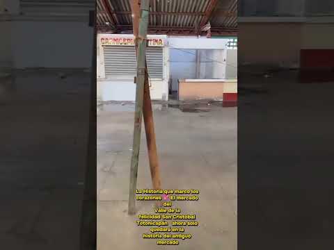 Solo queda este recuerdo del antiguo mercado de san cristobal Totonicapán Guatemala