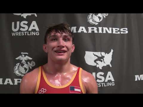 Caleb Henson (GA), 2021 Junior Freestyle Nationals champion at 152 pounds