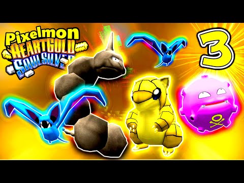 Minecraft Pixelmon HEARTGOLD and SOULSILVER! - Episode 3 (Minecraft Pokemon Mod)