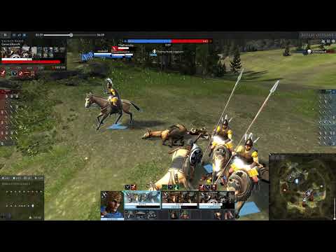 Total War: ARENA One man breaking a rear charge from Shock Cavalry