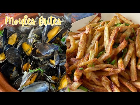 MUSSELS AND FRIES | MOULES FRITES | Traditional French recipe | Easy and delicious