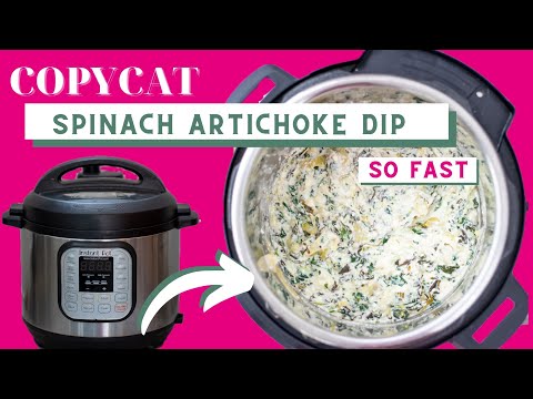 Instant Pot Spinach Artichoke Dip--So EASY!