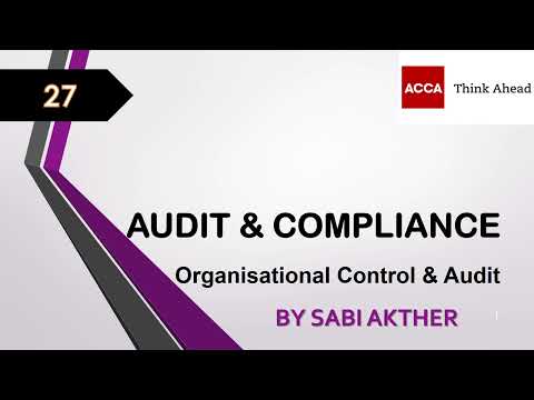 ACCA I Strategic Business Leader (SBL) I Audit & Compliance - SBL Lecture 27