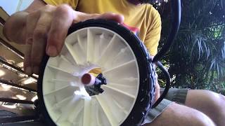 JumpKing Trampoline Wheel Repair