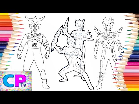 Ultraman Coloring Pages/Ultraman Zero Beyond,Blu,Rosso,Leo Coloring/Marin Hoxha/Endless/NCS Release