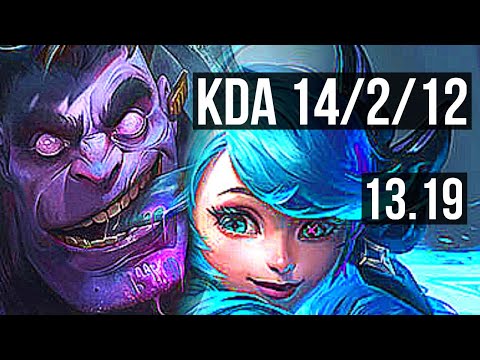 DR. MUNDO vs GWEN (TOP) | 14/2/12, Legendary, 600+ games, Rank 9 Mundo | KR Master | 13.19