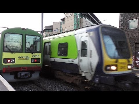IE 29000 Class Commuter Train 29412 - Grand Canal Dock, Dublin