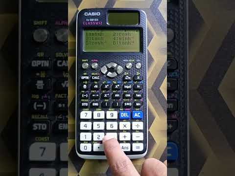 How to get hyperbolic function in casio 991ex calculator #calculatorhacks #calculatortricks