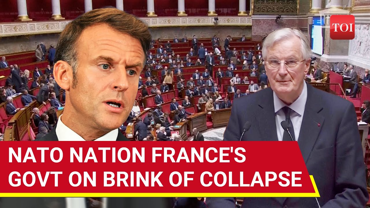 Time Up For Macron! France Govt On Brink Amid No Confidence Motion I What Next