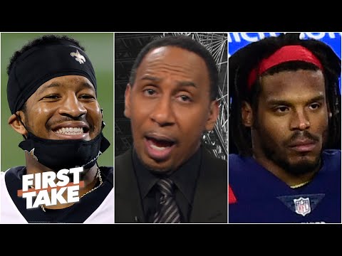 斯蒂芬-A.選擇了傑米斯-溫斯頓，而不是卡姆-牛頓--第一視角 (Stephen A. picks Jameis Winston over Cam Newton | First Take)