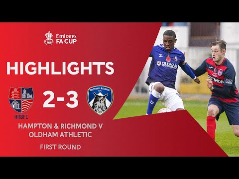 Oldham Too Strong For The Beavers | Hampton & Richmond 2-3 Oldham Athletic | Emirates FA Cup 2020-21