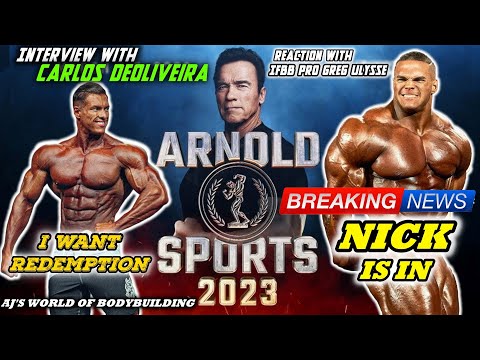 Interview with Carlos Caike Deoliveira and Nick Walker in with ifbb pro Greg Ulysse .