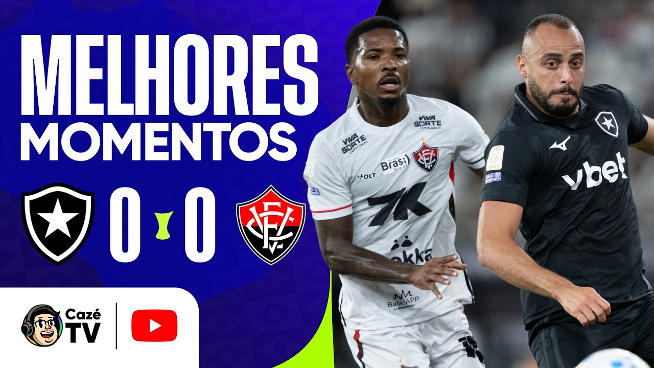 MELHORES MOMENTOS: BOTAFOGO 0 X 0 VITÓRIA | BRASILEIRÃO 2026 | 4ª RODADA