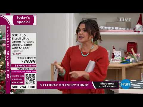 Bissell Little Green Select Portable Deep Cleaner with 6...