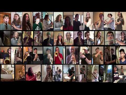 CFIS Senior Concert Band - Remote Performance of Mozart's Allegro from Symphony #10