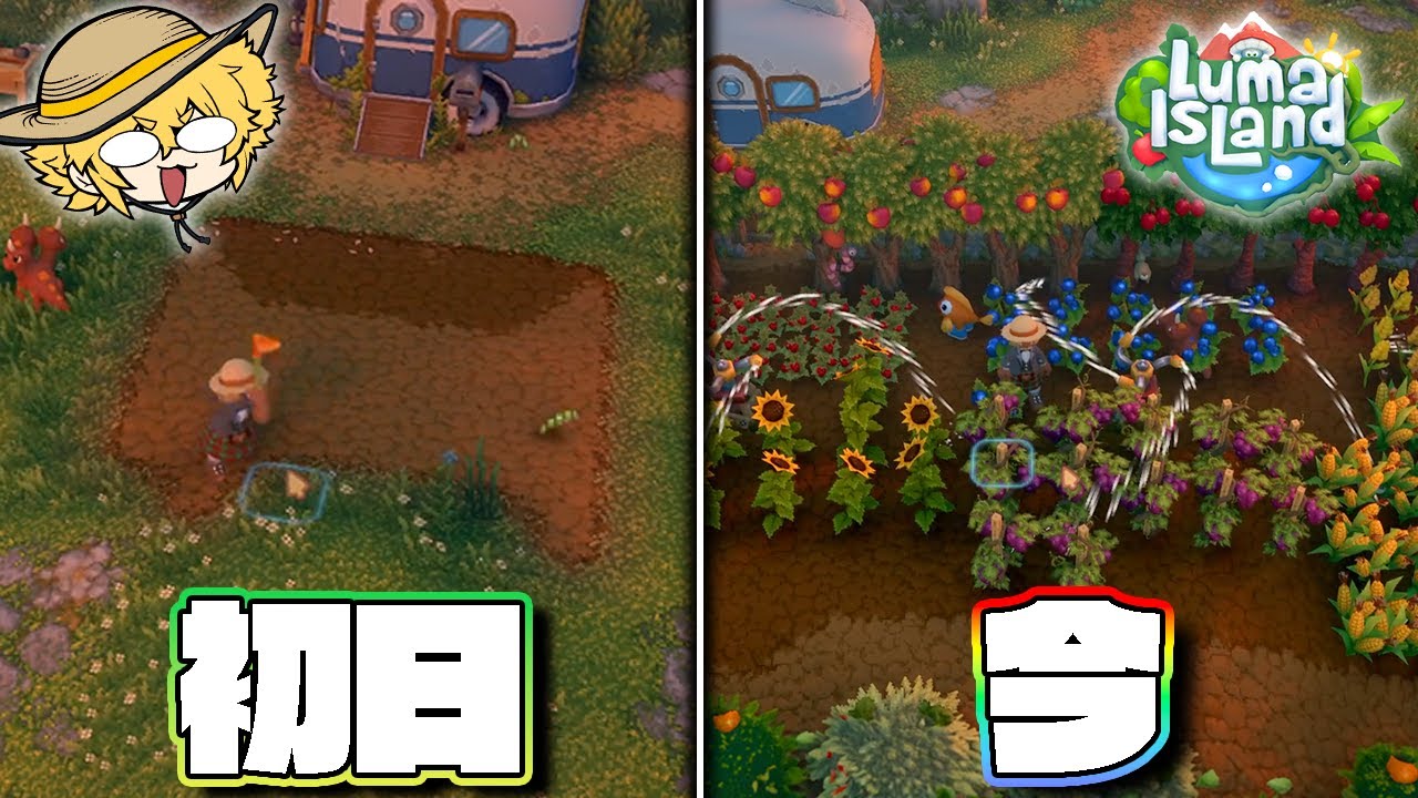 荒れ地を耕しまくって全自動農場を目指そう！【ルマ島】