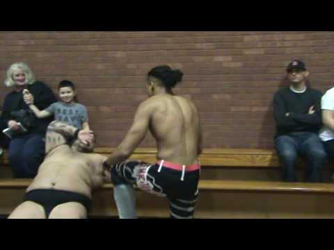 christian casanova vs ace romero liberty states wrestling for the LSW championship 11-05-2016
