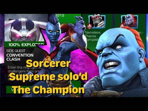Convention Clash - The Champion takedown by Sorcerer Supreme - Side Quest Oct 2020 | MCOC