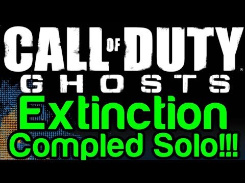 COD Ghosts - Extinction SOLO Completed! (Point of Contact Chapter 1 Extinction Call of Duty)