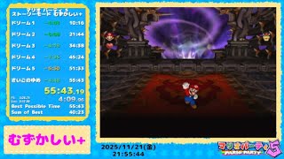 【RTA】マリオパーティ５ ストーリーモード むずかしい＋ in 55m42s