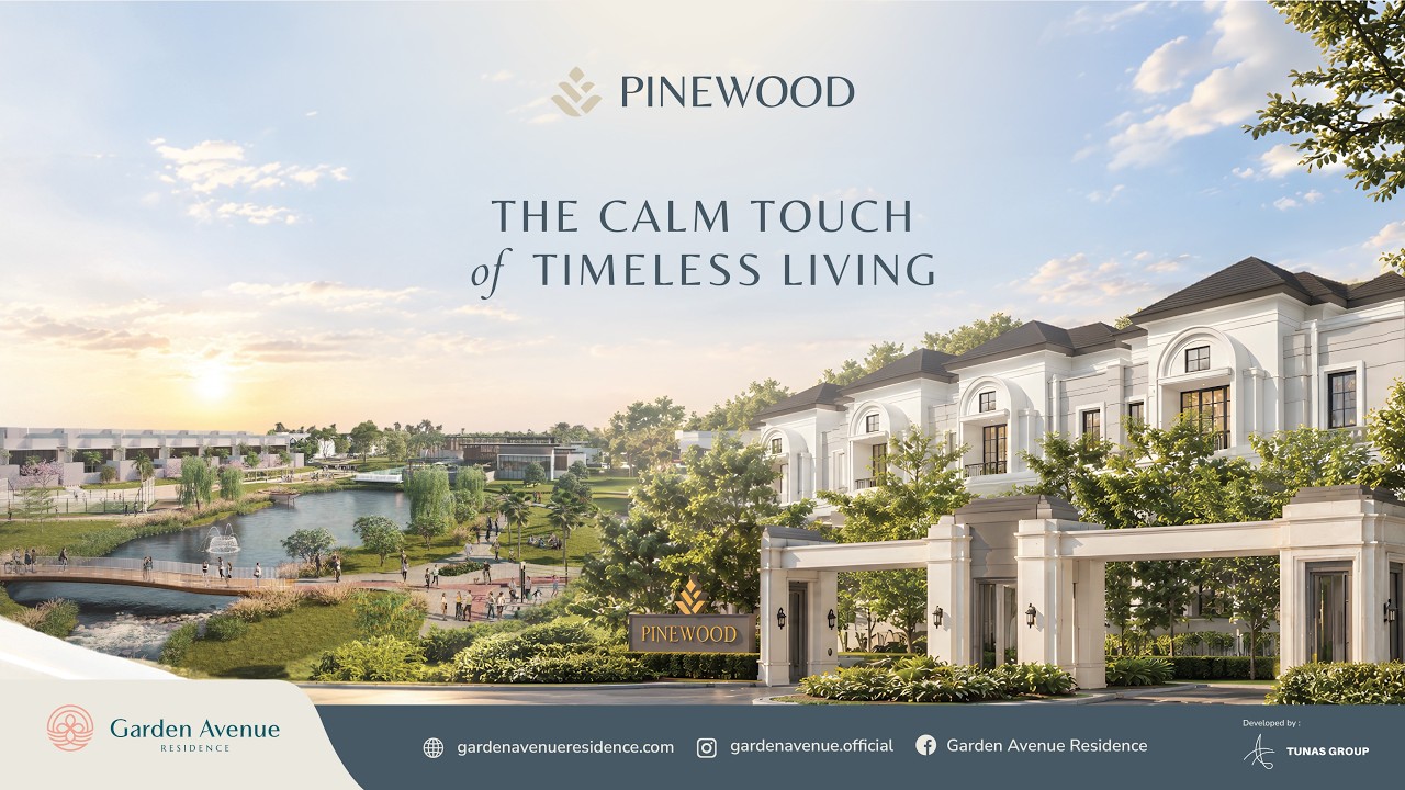 Cluster Pinewood Type 188/160 (10×16) | Rumah Mewah 2 Lantai | Hunian Modern Batam | Garden Avenue Residence