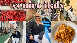 VENICE ITALY VLOG! gondola ride, water taxi, winery, lots of food & more!