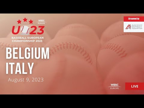 7 U-23 Baseball European Championship: Belgium VS Italy