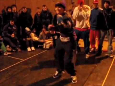 piranha & miguel (DBR) vs bgirl dany & bboy spiro (Flavor Kingz)