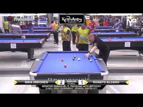 Mika Immonen VS Ronato Ronnie Alcano 10-Ball 2019