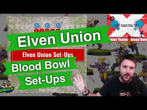 Elven Union Team Set-Up Formations for Blood Bowl - Blood Bowl 2020 (Bonehead Podcast)