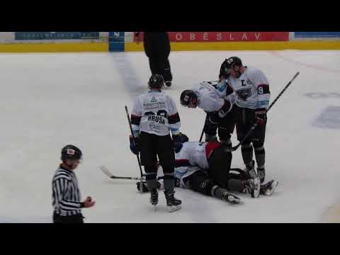 Black Dogs Budweis - Engineers Prague 1:4, 2019-20 (gól Lukáše Práška)
