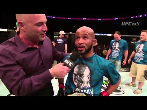 UFC 186: Demetrious Johnson Octagon Interview