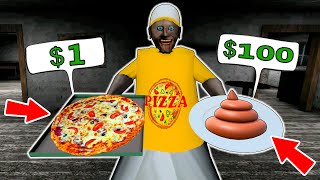 Granny vs Expensive Pizza vs Cheap Pizza - funny horror animation parody (p.135)