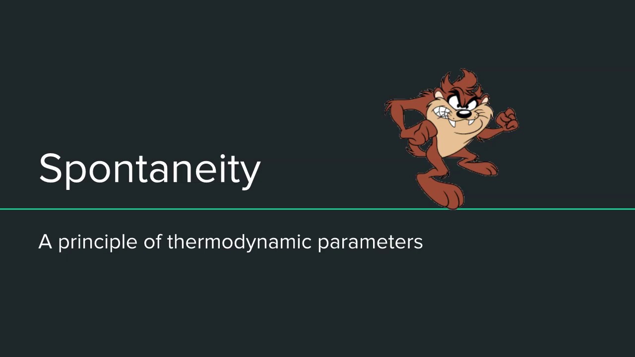 Chem 112 - Thermochemistry - Spontaneity (Section 12.1)