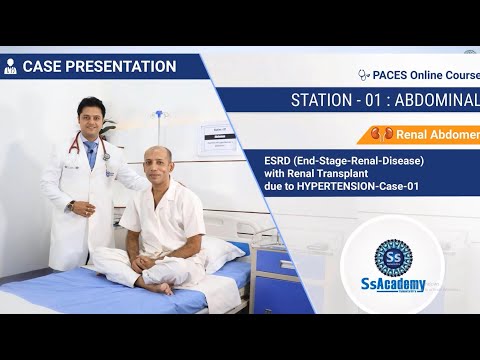 PACES 2023 New Format | Ss-PACES |Case Presentation | Station-01(Abdominal):ESRD with RT due to HTN
