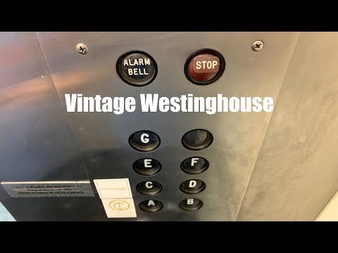 Amazing Vintage Westinghouse Traction Elevators @ Philtower Garage - Tulsa, OK