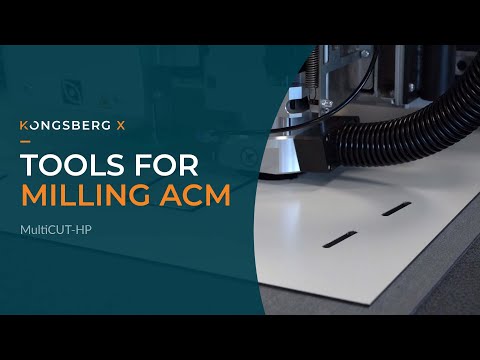 Tooling for Kongsberg X: milling ACM with the MultiCUT-HP toolhead thumbnail