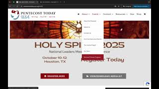 Media Kit Tour for Holy Spirit 2025 Nat'l Leaders Conference