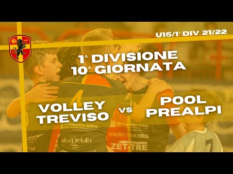 1ª DIV: VOLLEY TREVISO - POOL PREALPI