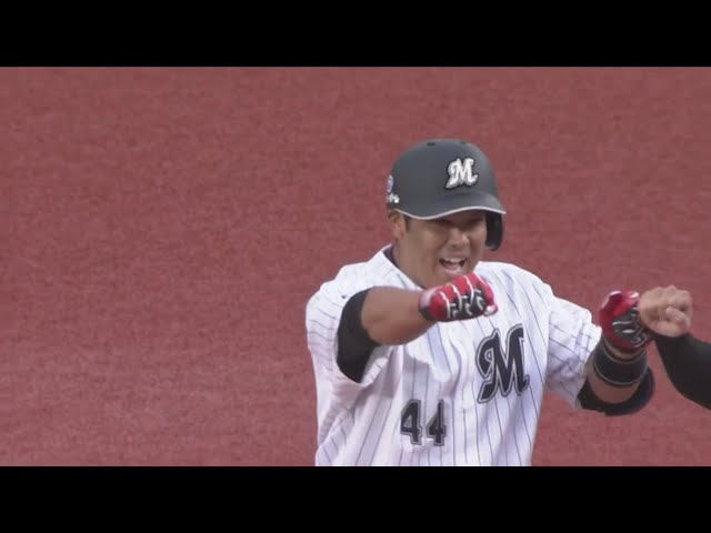 【8回裏】マリーンズファンが大盛り上がり!! マリーンズ・井上の一打で試合をひっくり返す!! 2019/5/4 M-F