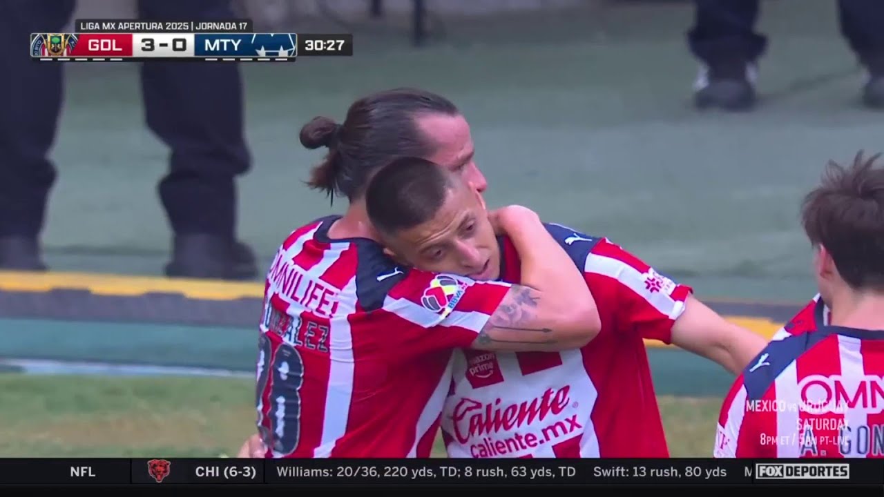 😤 GOL Roberto 'Piojo' Alvarado | Chivas 3-0 Rayados | Apertura 2025 | Liga MX