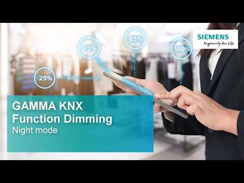 3.2 Siemens KNX WBT "Dimming" - Night mode