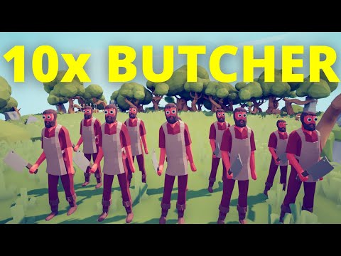 TABS | 10 Butcher VS Every Unit + Custom Units