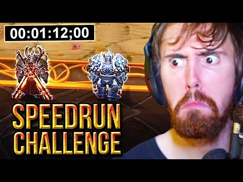 A͏s͏mongold CHALLENGED By Viewer To A SPEEDRUN Dungeon Race