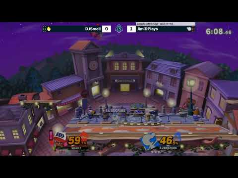 PURE Smash 21 Losers Semi-Finals - JimiDPlays (Game&Watch) vs DJSmell (Lucas, Inkling)