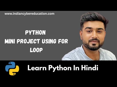 Python Day 16 Python For Loop Project Learn Python In Hindi Python Mini Project For Beginners