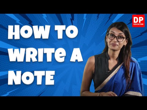 Lesson 37 - Writing a Note (Based on Unit 6 of the Pupil’s Book) Grade 11