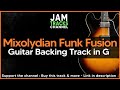 Funk Fusion Mixolydian Guitar Backing Track G7 Vamp
